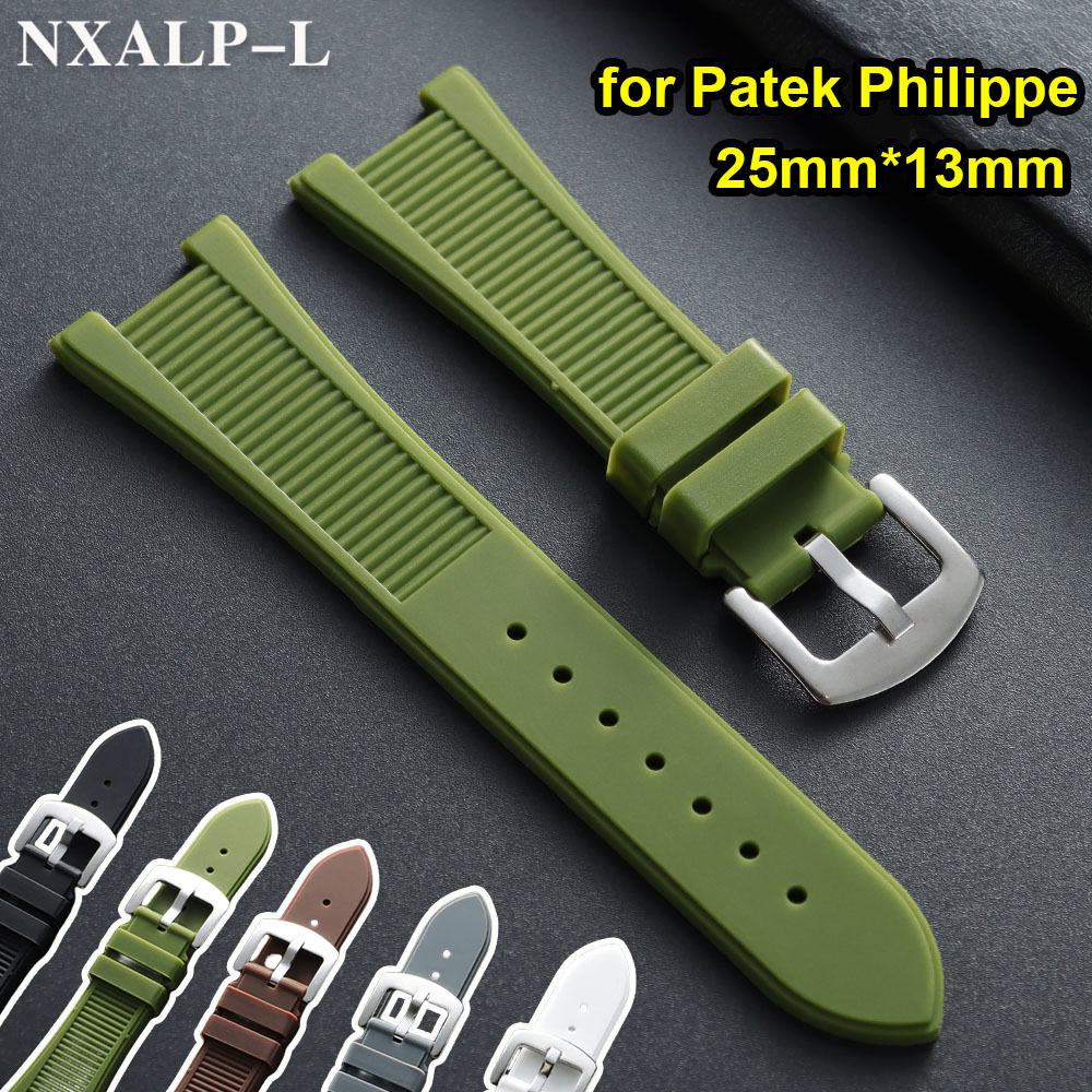 Patek Philippe Watch Aquanaut - Bracelet de montre en Silicone 25mm
