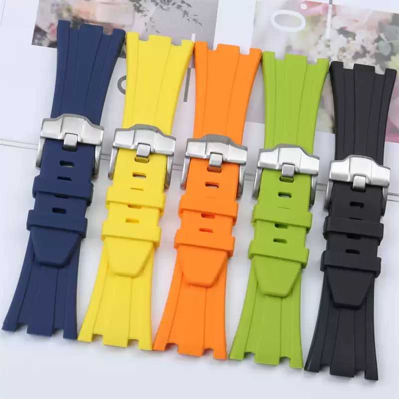 Audemars Piguet Watch Royal Oak - Bracelet de montre en Silicone 28mm,