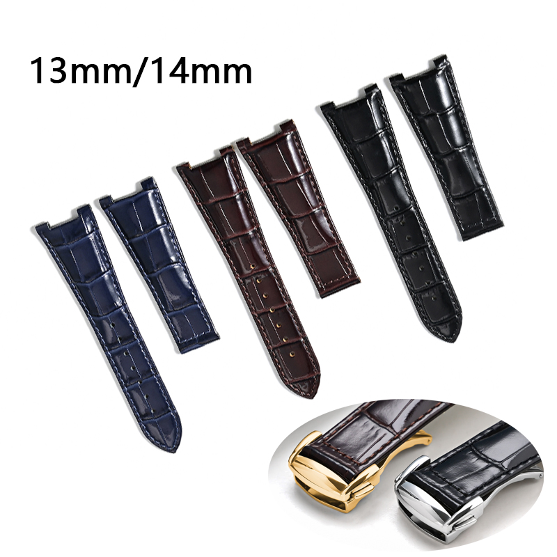 Omega Watch Speedmaster - Bracelet de montre en cuir véritable