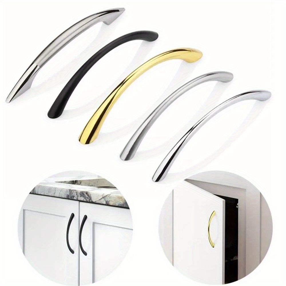 Curved Spring Bar - Poignées incurvées en alliage de Zinc,