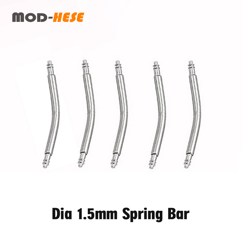 Curved Spring Bar - 20 pièces 1.5mm barres à ressort