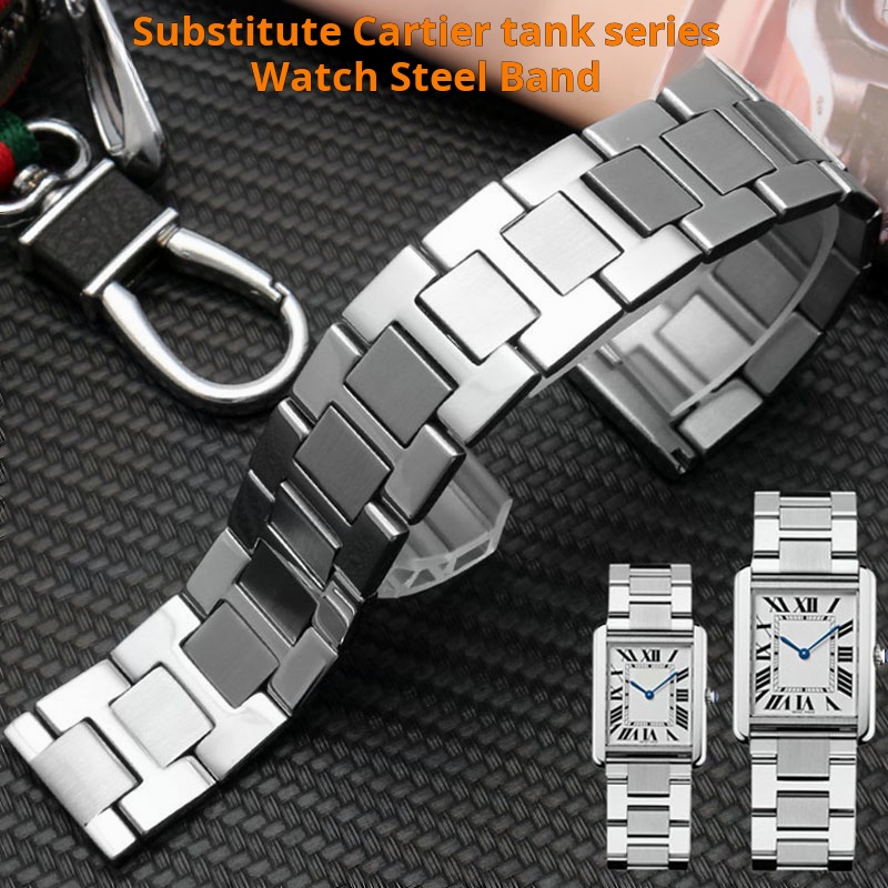 Cartier Watch Tank - Bracelet de montre étanche en acier