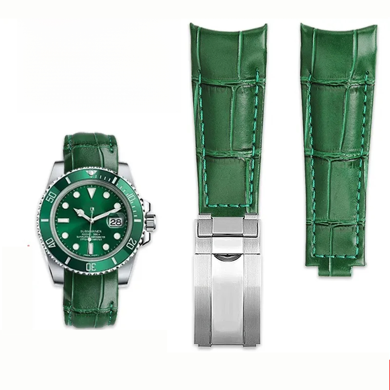 Rolex Watch Submariner - Bracelet de montre à extrémité incurvée,