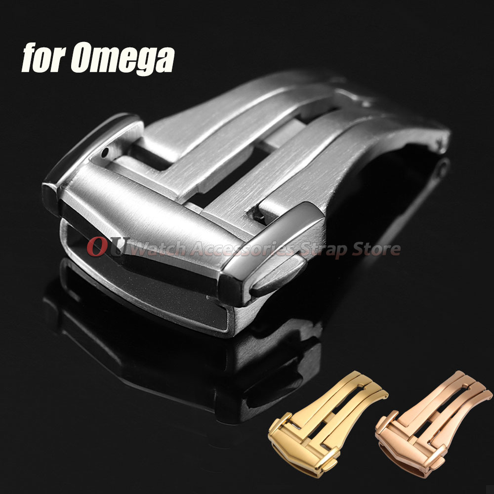 Omega Watch Seamaster - Boucles de montre pliantes en acier