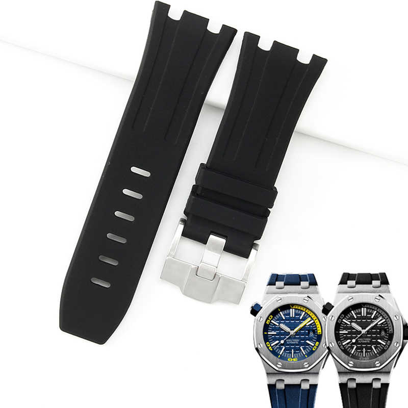Audemars Piguet Watch Royal Oak - Bracelet de montre sport en caoutchouc