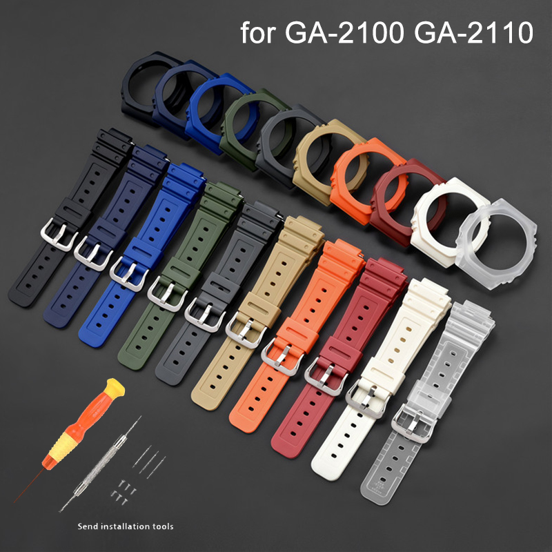 Casio Watch G-Shock Ga-2100 - Bracelet de montre en caoutchouc pour