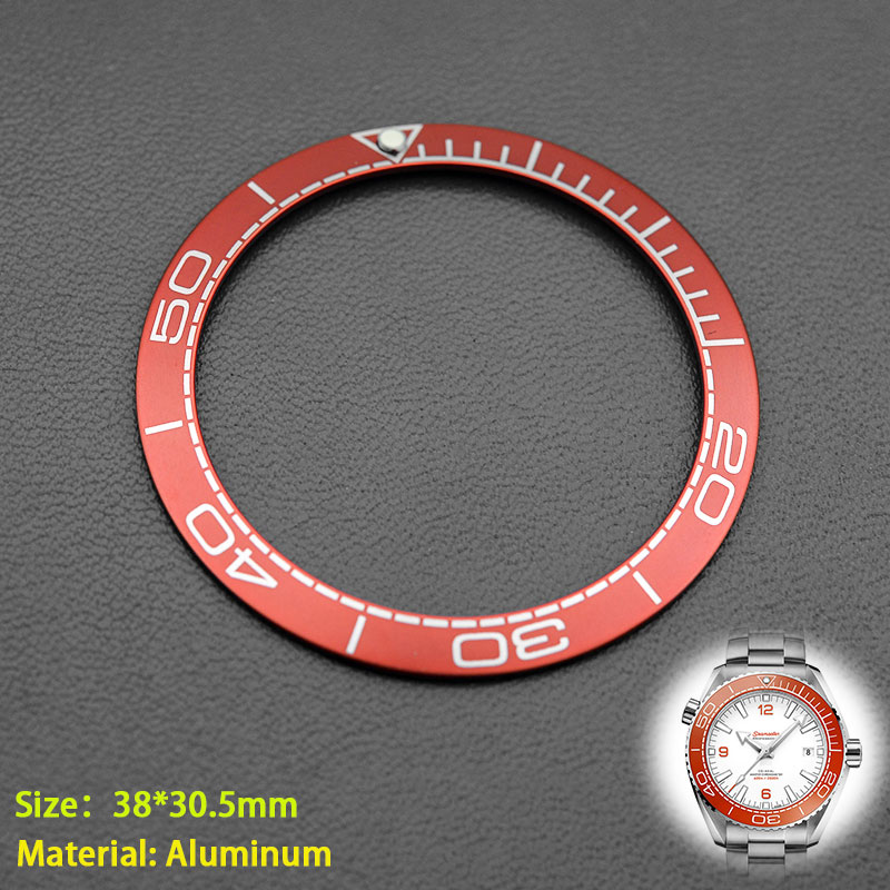 Omega Watch Seamaster - Insert de lunette inclinée en aluminium