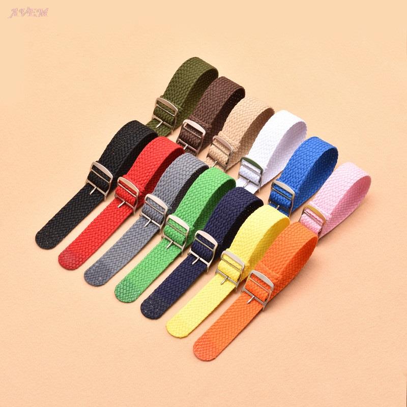 Perlon Strap Woven - Bracelet de montre de Sport en