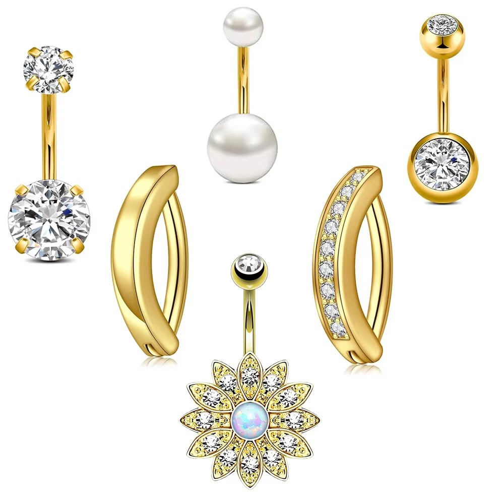 Curved Spring Bar - Lot de 6 pièces de bijoux