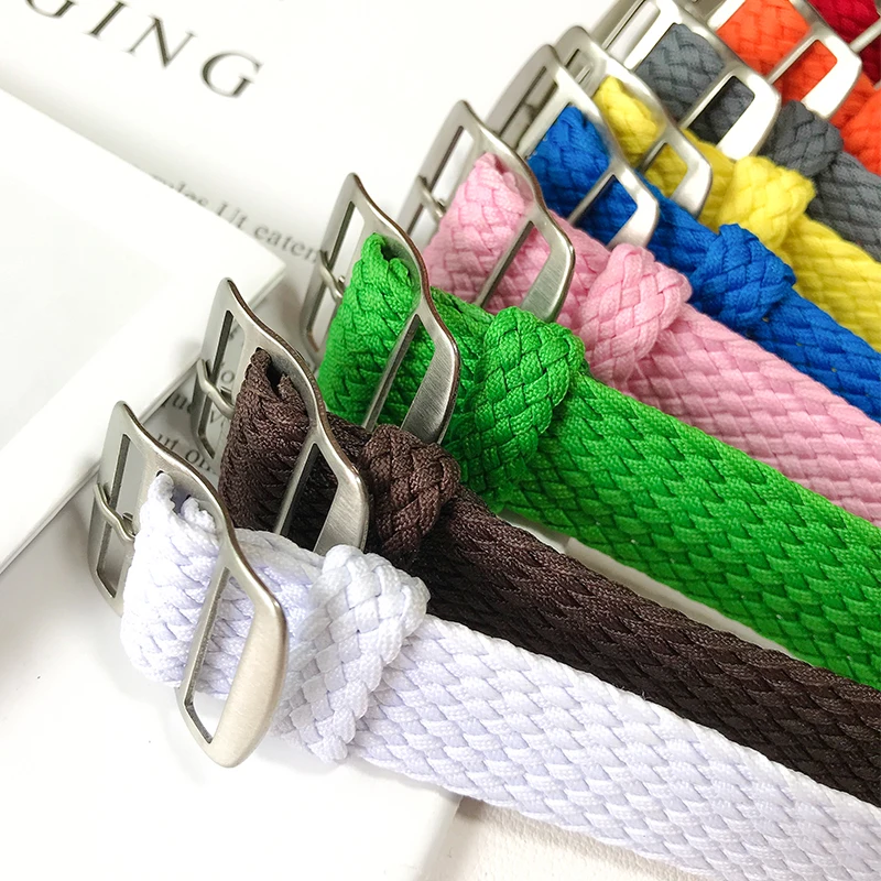 Perlon Strap Woven - Bracelet de montre en Nylon tissé
