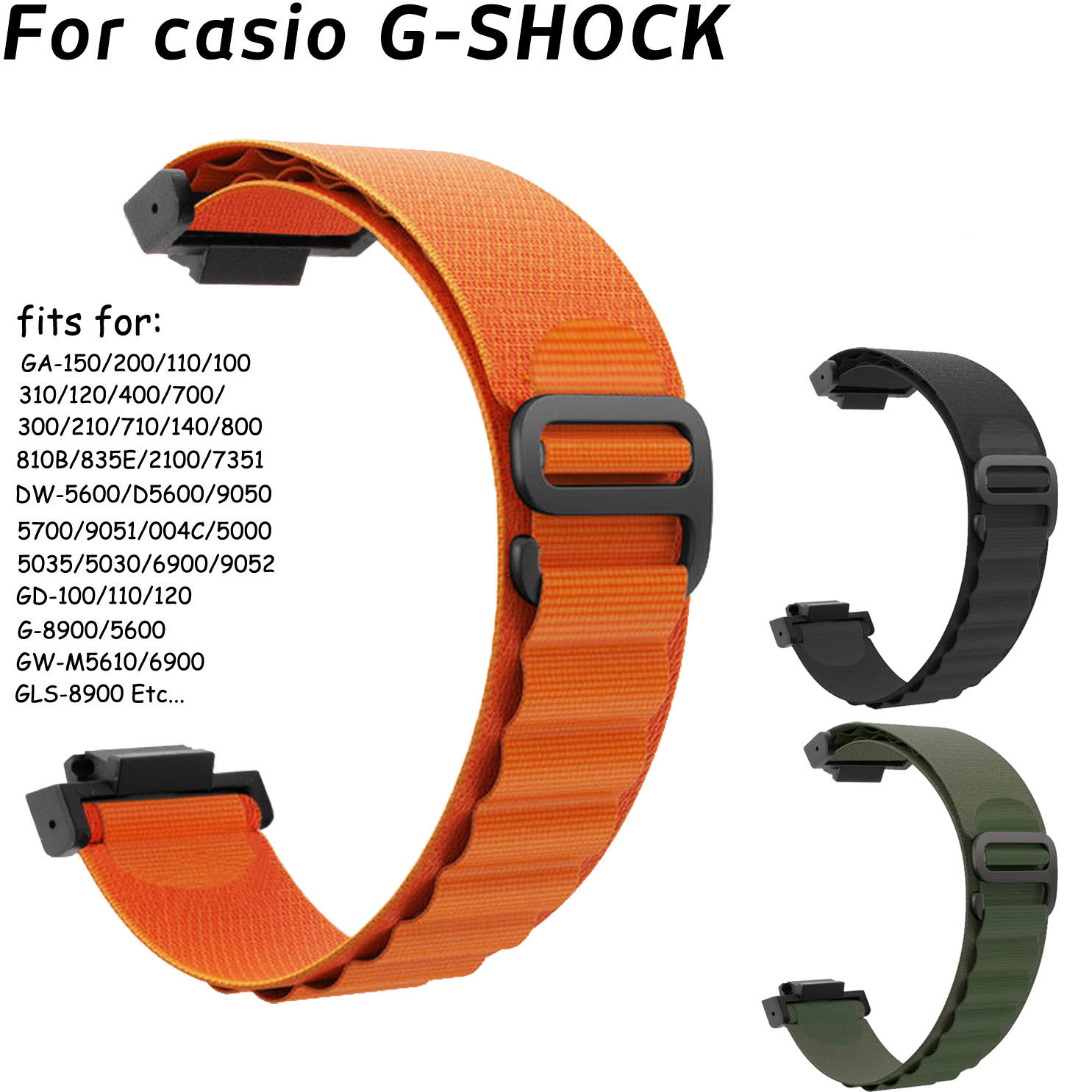 Casio Watch G-Shock Ga-2100 - Bracelet de montre 16mm pour mol