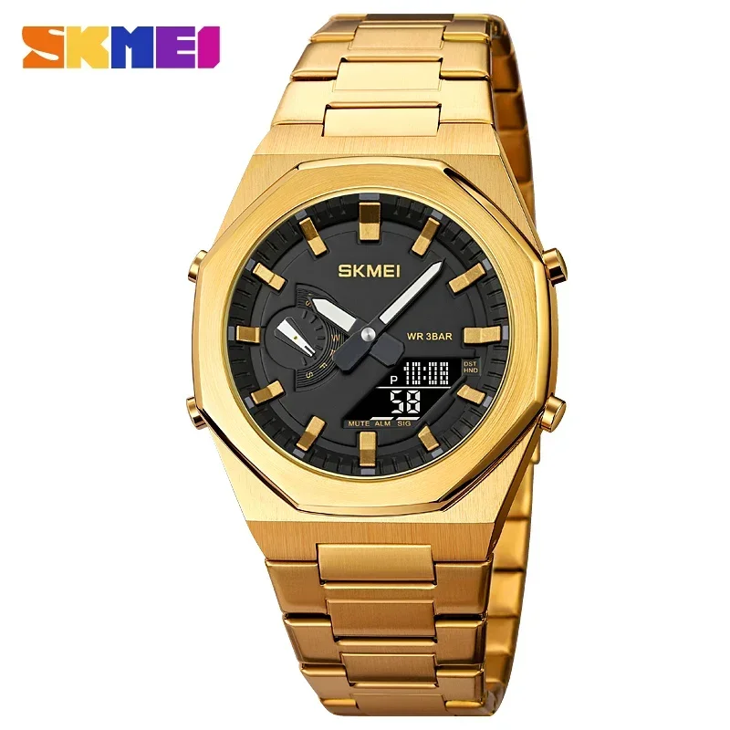 Cartier Watch Santos - SKMEI-Montre-bracelet à quartz étanche pour homme,