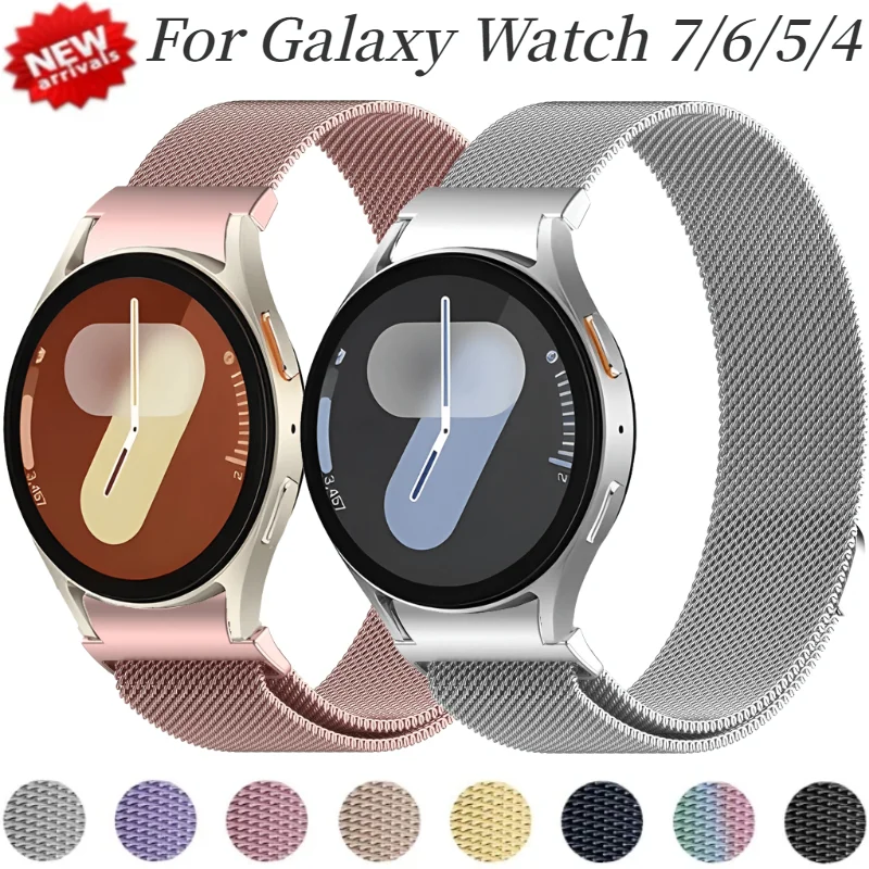 Milanese Loop Magnetic - Bracelet petofficiel sans espace pour Samsung
