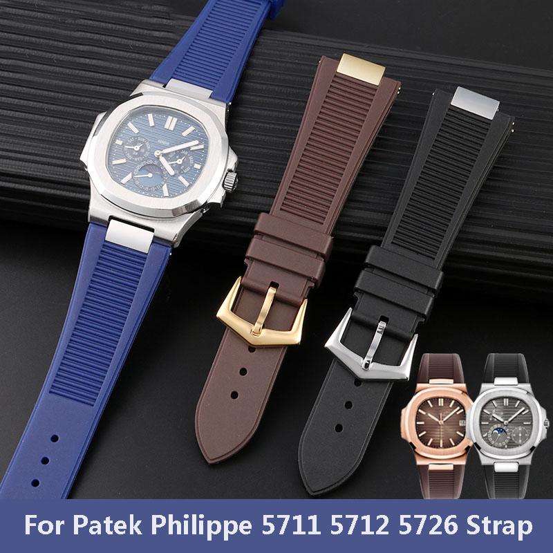 Patek Philippe Watch Nautilus - Ceinture en Silicone PP Patek Philippe