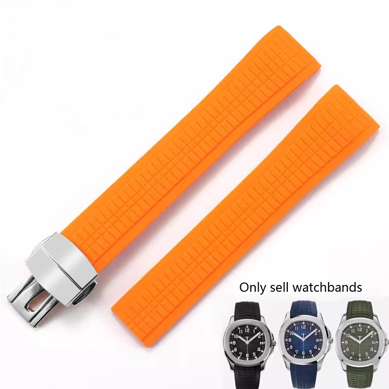 Patek Philippe Watch Aquanaut - Bracelet de montre en caoutchouc souple