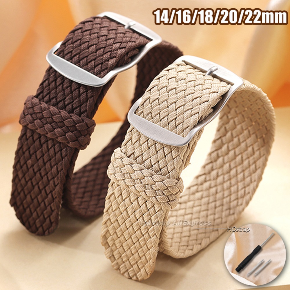 Perlon Strap Woven - Bracelet de montre en toile tissée