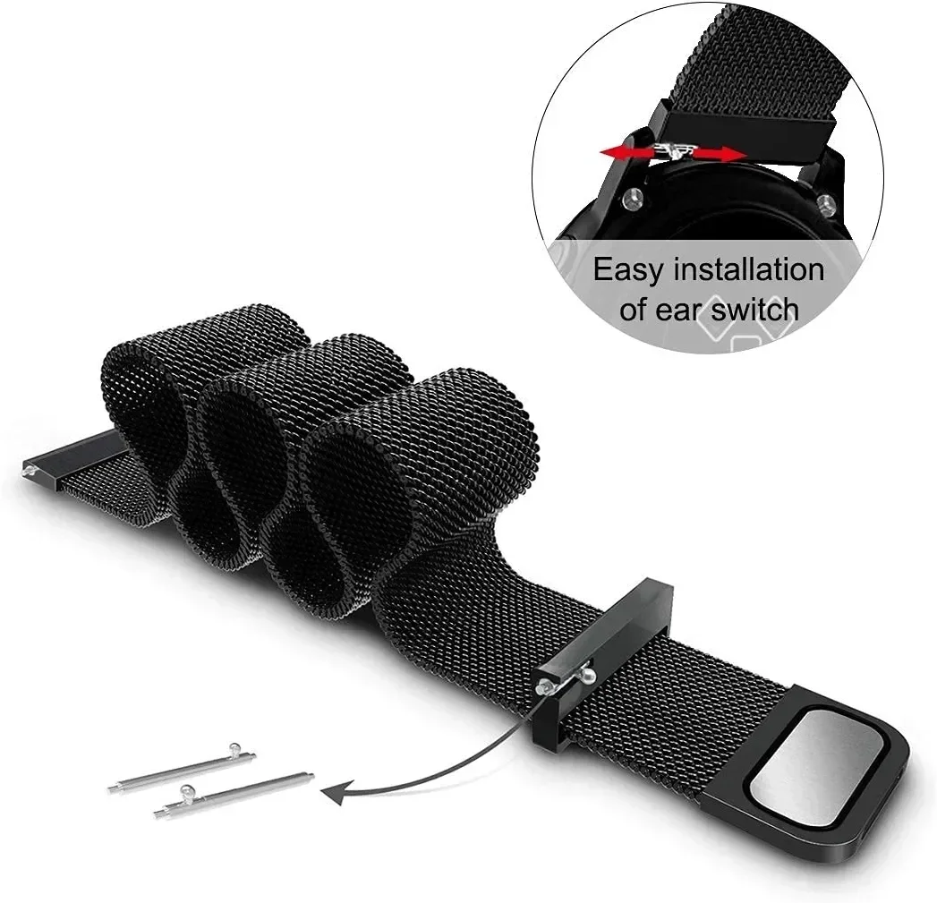Boucle de maille 22mm 20mm pou - Milanese Loop Magnetic avis et prix
