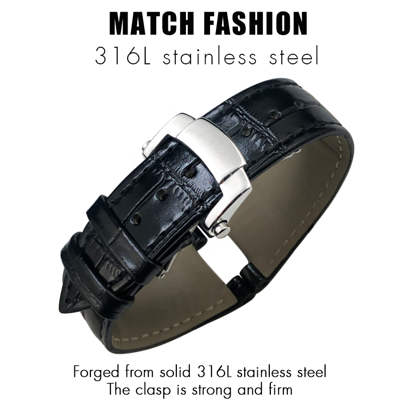 Bracelet de montre en cuir vér - Patek Philippe Watch Nautilus avis et prix