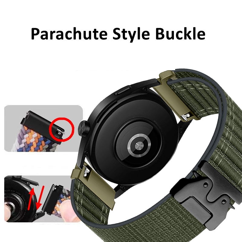 Boucle en nylon ondulée pour b - Parachute Strap Elastic avis et prix