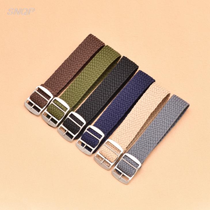 20mm 22mm noir marine couleur  - Perlon Strap Woven avis et prix