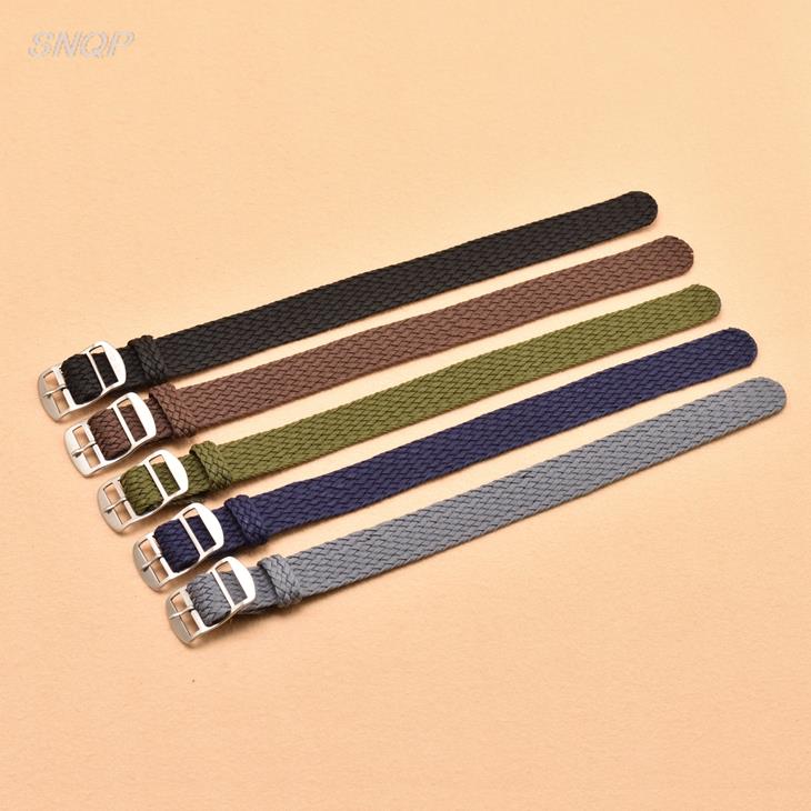 20mm 22mm noir marine couleur  - Perlon Strap Woven avis et prix