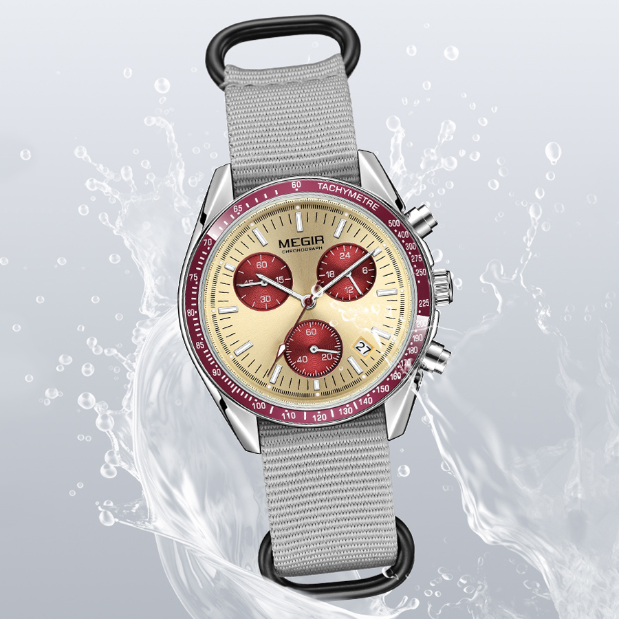 MEGIR nouvelles montres de lux - Canvas Strap Watch avis et prix