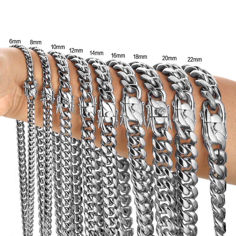 SION L-Gourmette Cubaine en Ac - Butterfly Clasp Deployant avis et prix