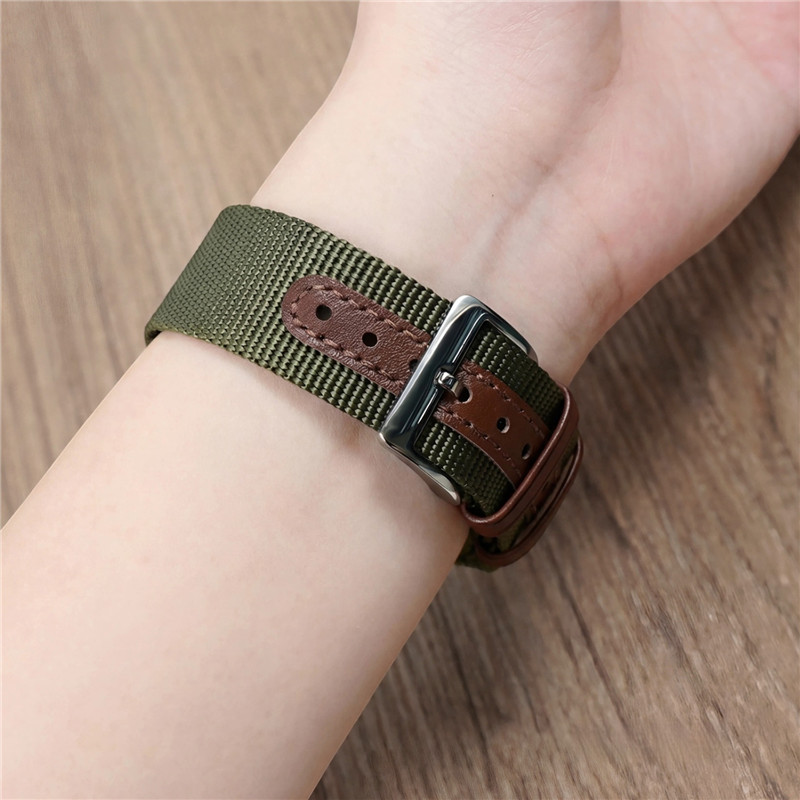 Bracelet de montre côtelé en n - Canvas Strap Watch avis et prix