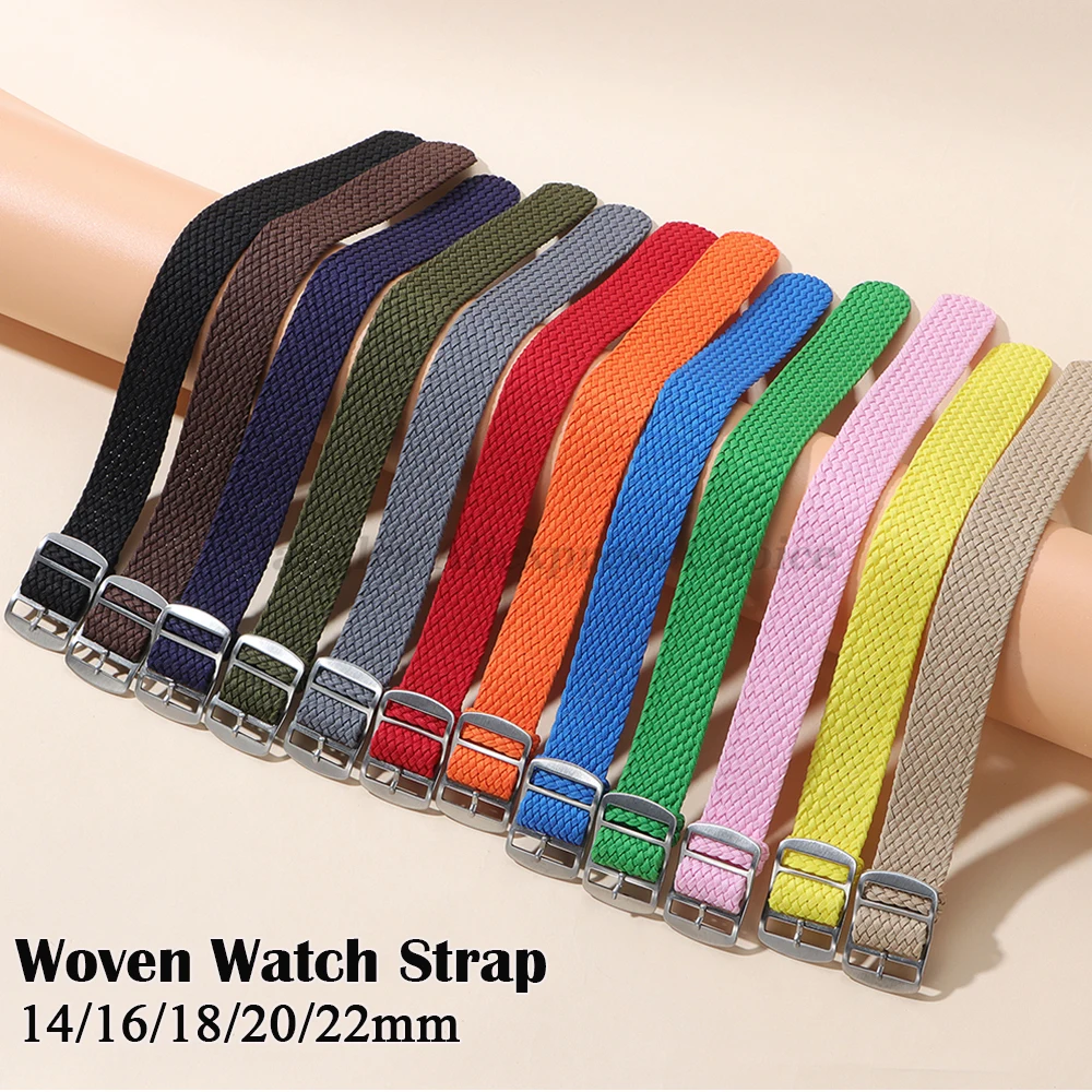 14mm 16mm 18mm 20mm 22mm brace - Perlon Strap Woven avis et prix