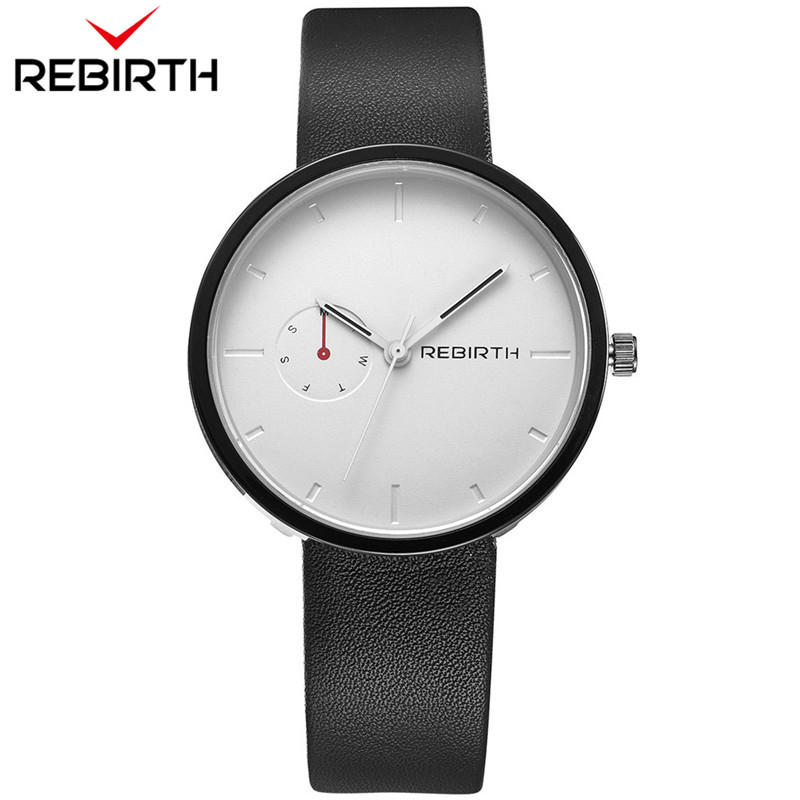 Rebirth-Montre-bracelet à quar - Leather Watch Band Men avis et prix