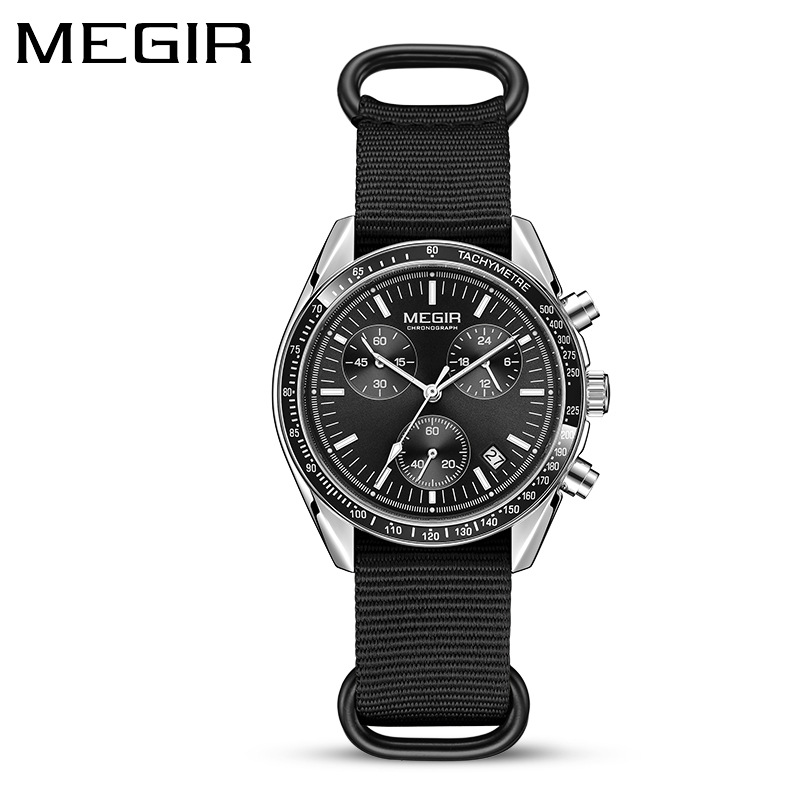 MEGIR 2247 montre à Quartz de  - Canvas Strap Watch avis et prix