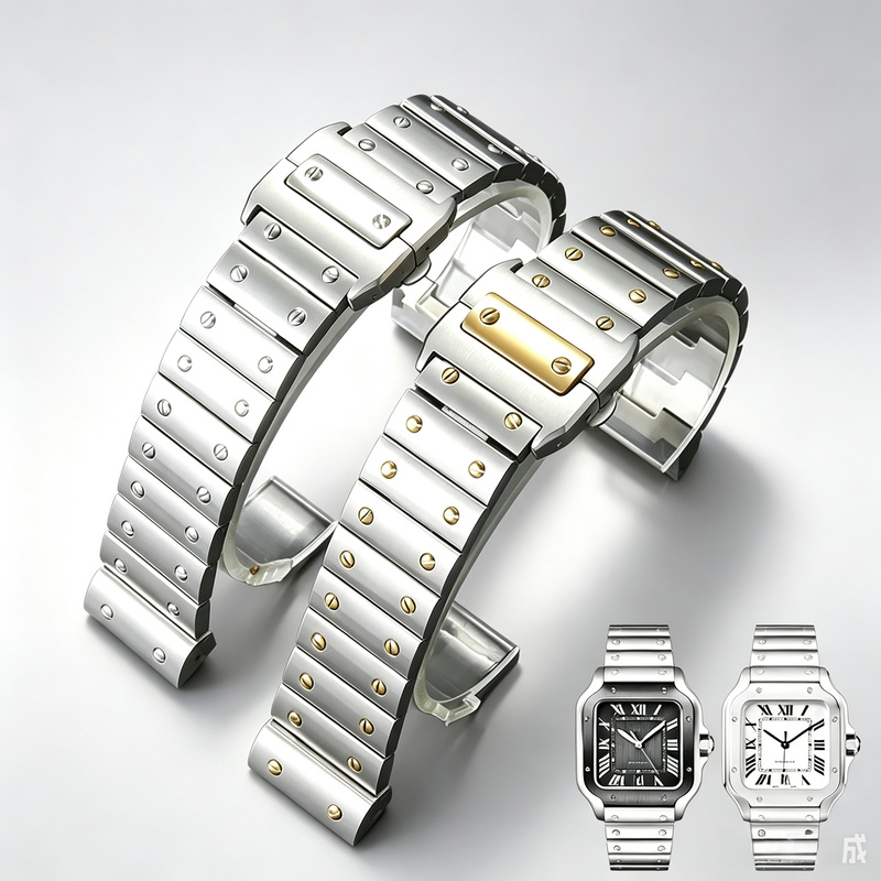Bracelet de montre en acier in - Cartier Watch Santos avis et prix