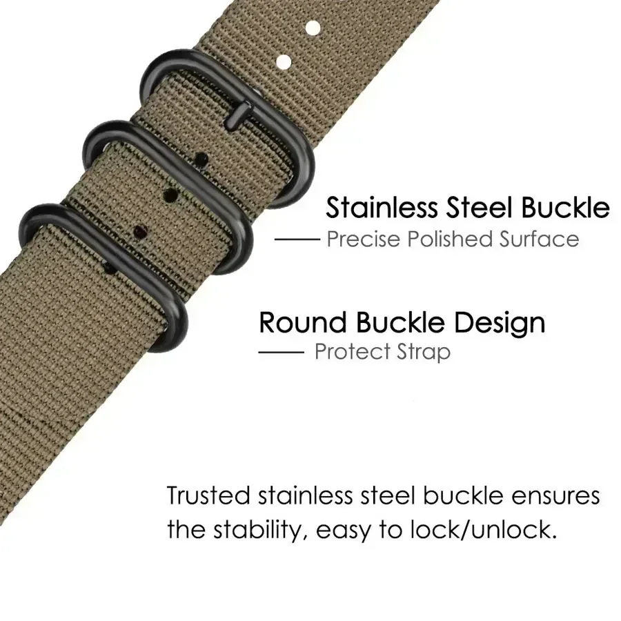 Bracelet en nylon pour Garmin  - Canvas Strap Watch avis et prix