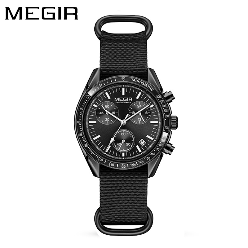 MEGIR 2247 Nouvelle montre de  - Canvas Strap Watch avis et prix