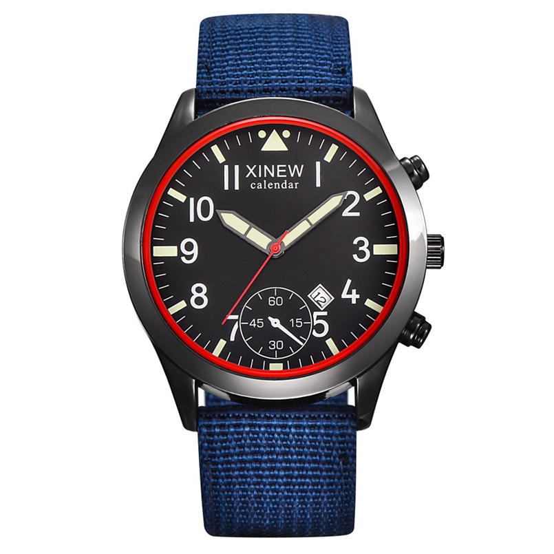 XINEW-Montre à quartz avec bra - Canvas Strap Watch avis et prix
