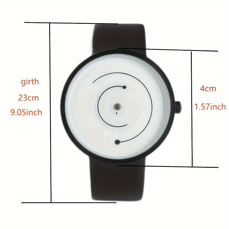 Montre créative et tendance po - Leather Watch Band Men avis et prix