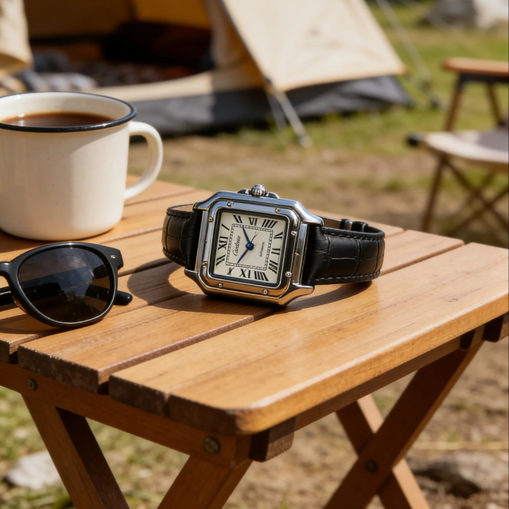 Montre à quartz carrée rétro p - Cartier Watch Santos avis et prix