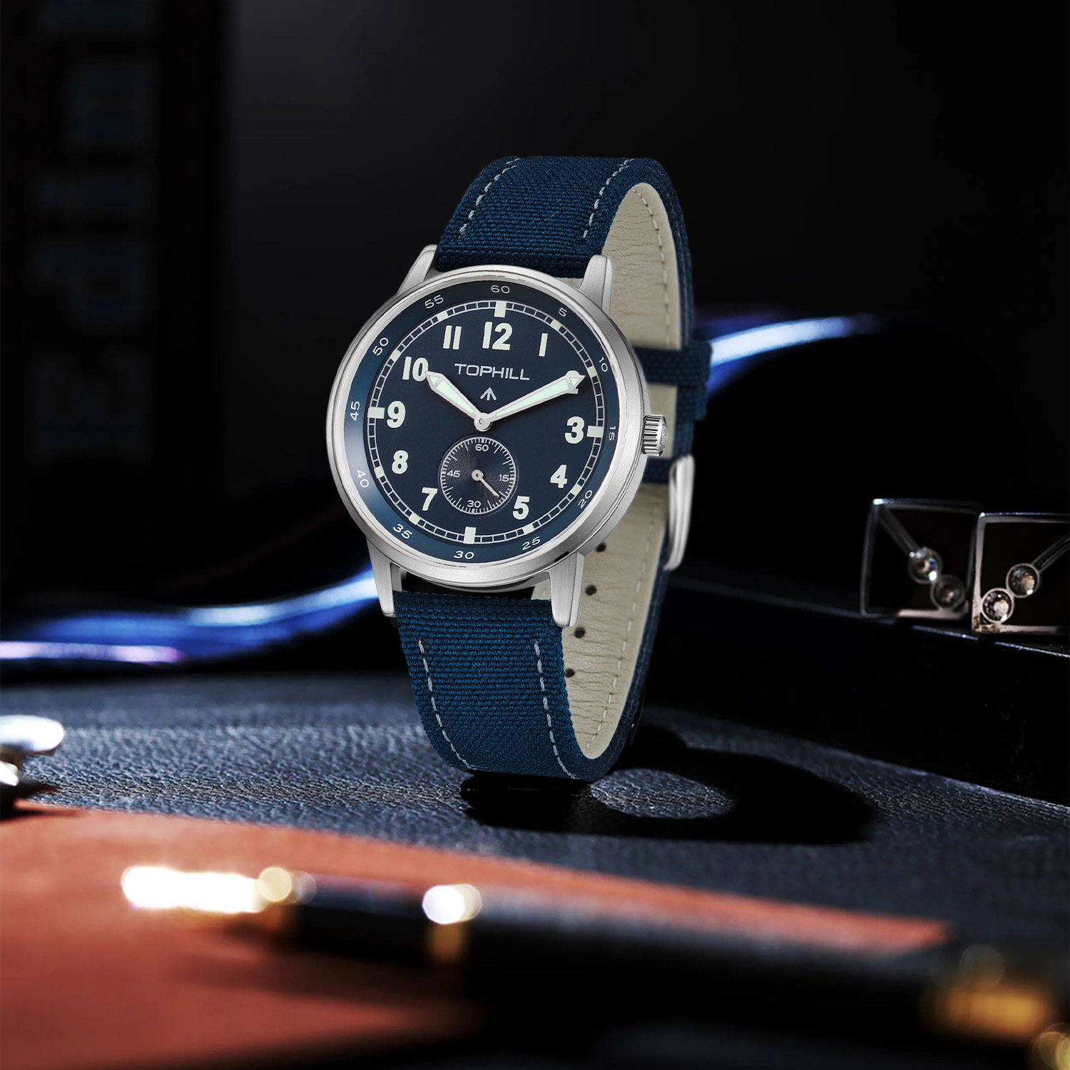 2025 nouveau TOPHILL TW099G 40 - Canvas Strap Watch avis et prix