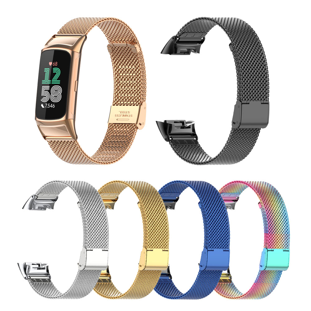 Convient pour Fitbit Charge 5/ - Mesh Strap Metal avis et prix
