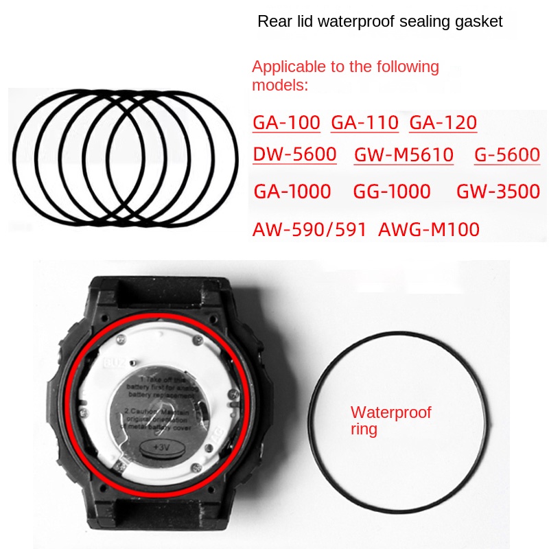 Anneau étanche de couvercle ar - Casio Watch G-Shock Ga-2100 avis et prix