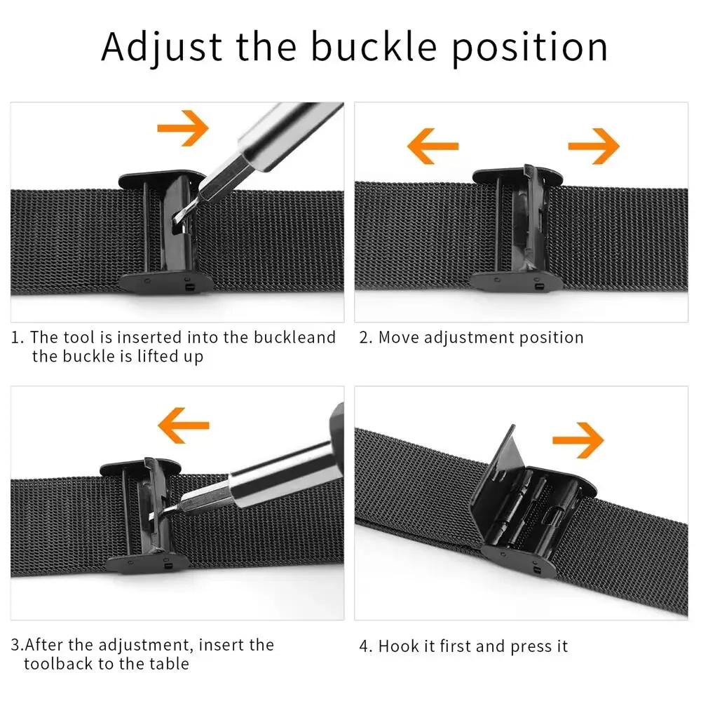 Bandes métalliques pour bracel - Mesh Strap Metal avis et prix