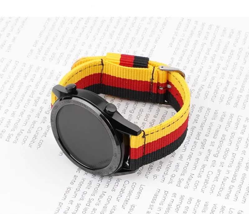 Bracelet en Nylon tissé 20mm 2 - Canvas Strap Watch avis et prix