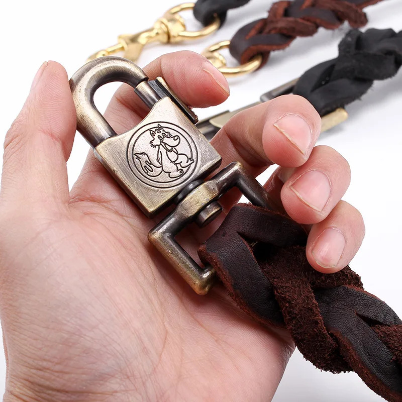 Laisse pour chien en cuir véri - Leather Strap Quick Release avis et prix