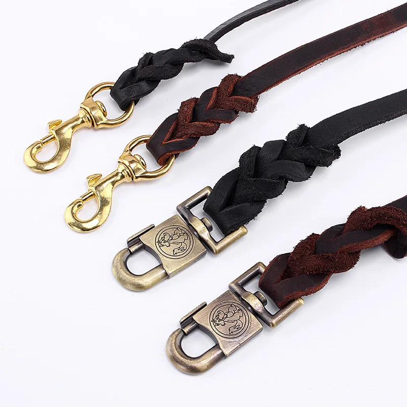 Laisse pour chien en cuir véri - Leather Strap Quick Release avis et prix