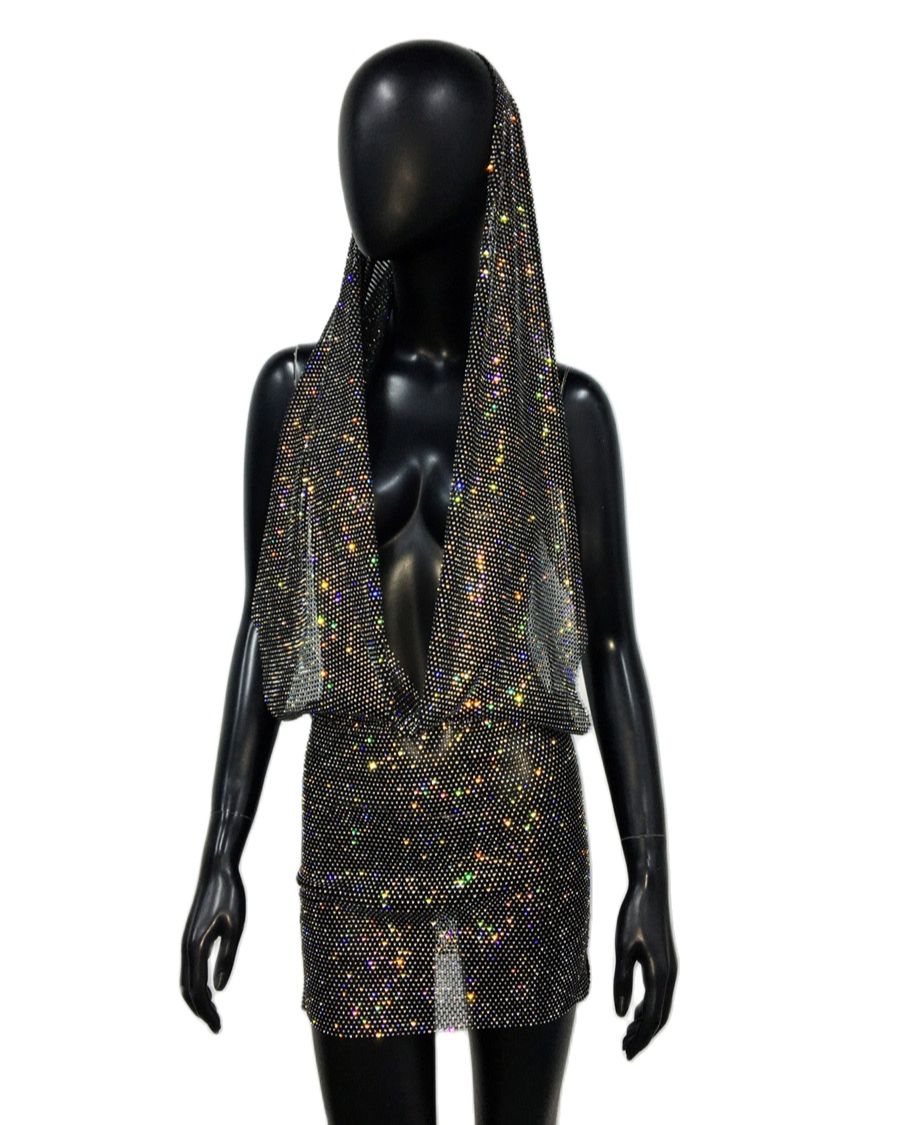 Y2K – robe transparente en mai - Mesh Strap Metal avis et prix