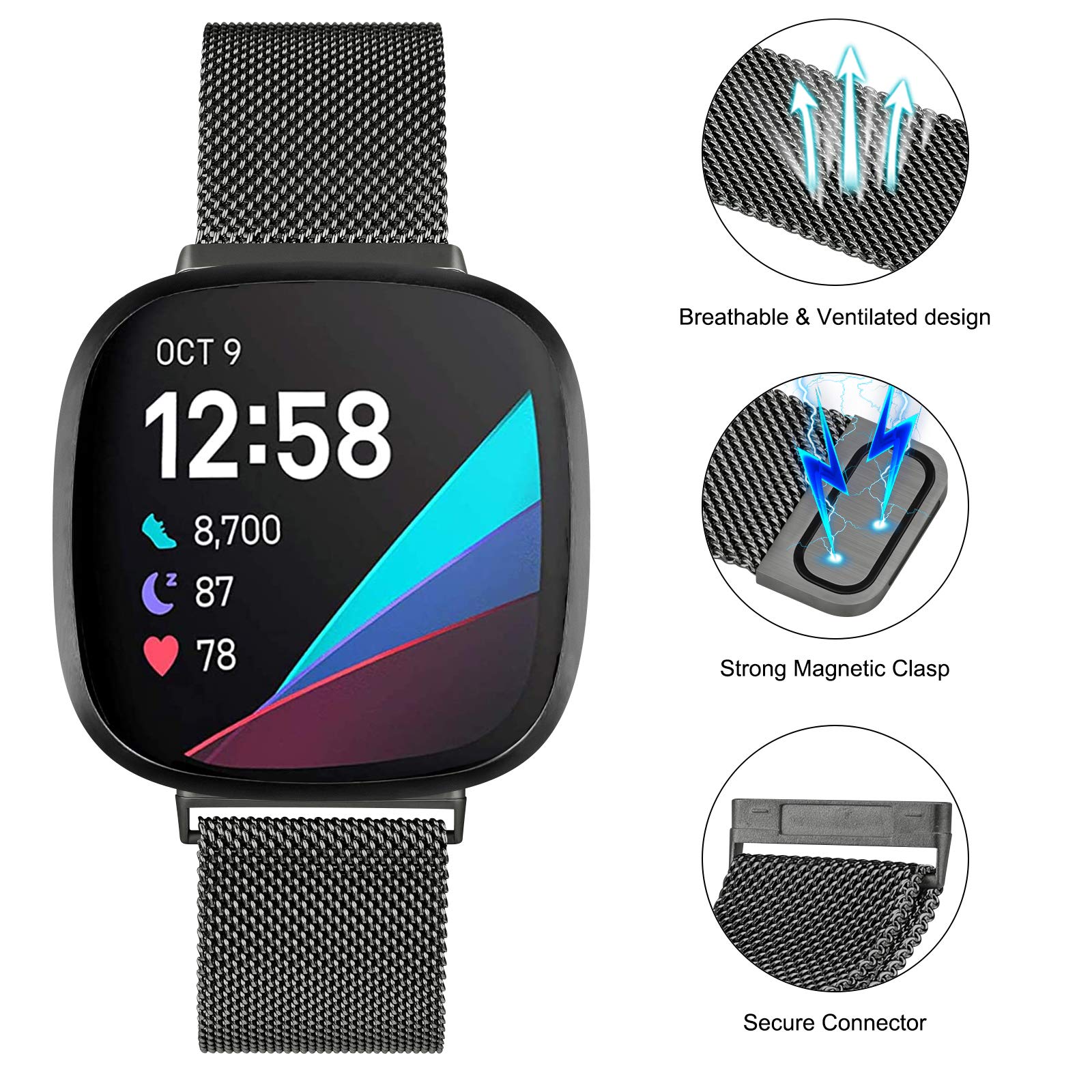 Bracelet à boucle milanaise po - Milanese Loop Magnetic avis et prix